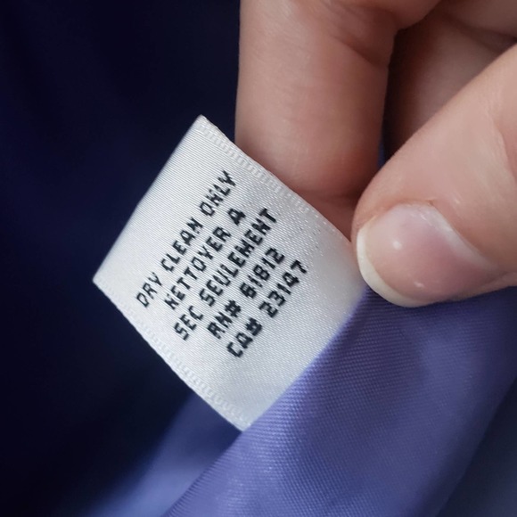 Vintage Talbots Silk Sheath Dress Lavender Size 10 - Picture 7 of 8